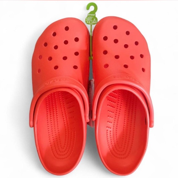 CROCS Other - NWT Unisex Adults Classic Clog Crocs “Starfish” Orange Size US Men 10/ Women 12